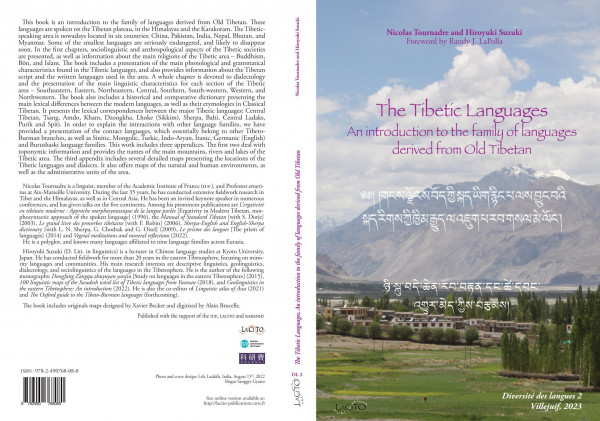 The Tibetic Languages An Introduction To The Family Of Languages Derived From Old Tibetan Nicolas Tournadre