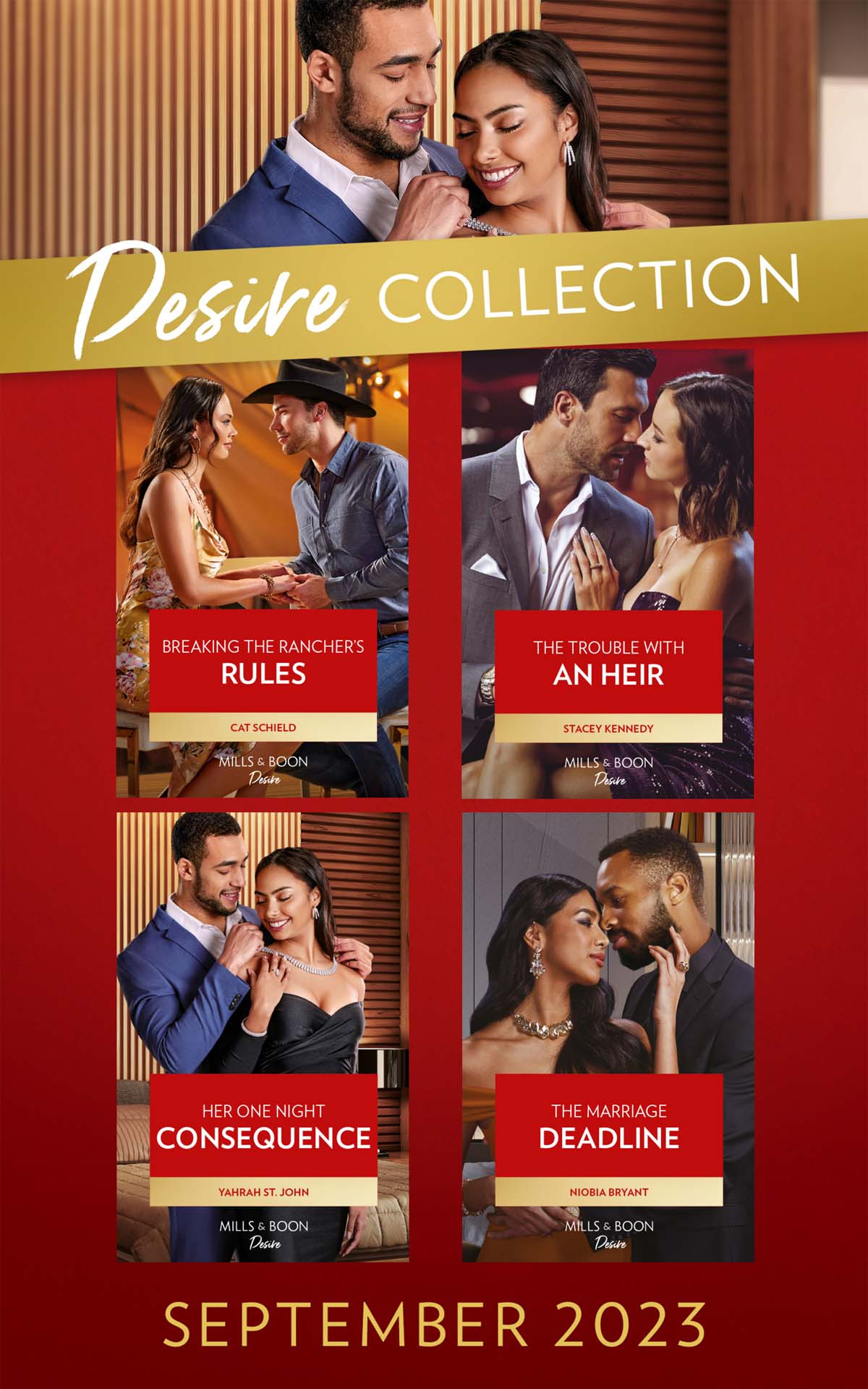 Desire Collection September 2023 Cat Schield Stacey Kennedy Yahrah St John Niobia Bryant