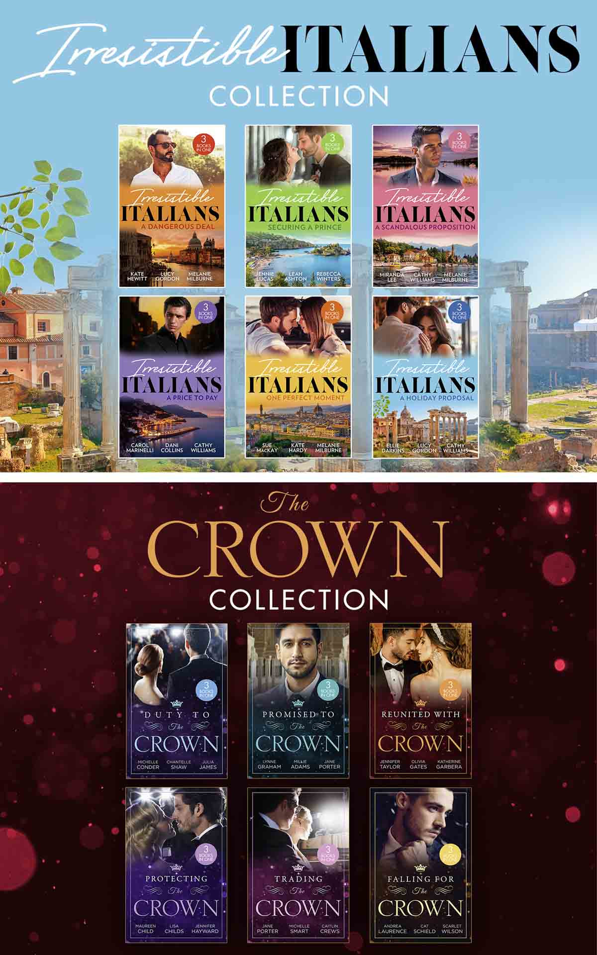 The Irresistible Italians And The Crown Collection Kate Hewitt