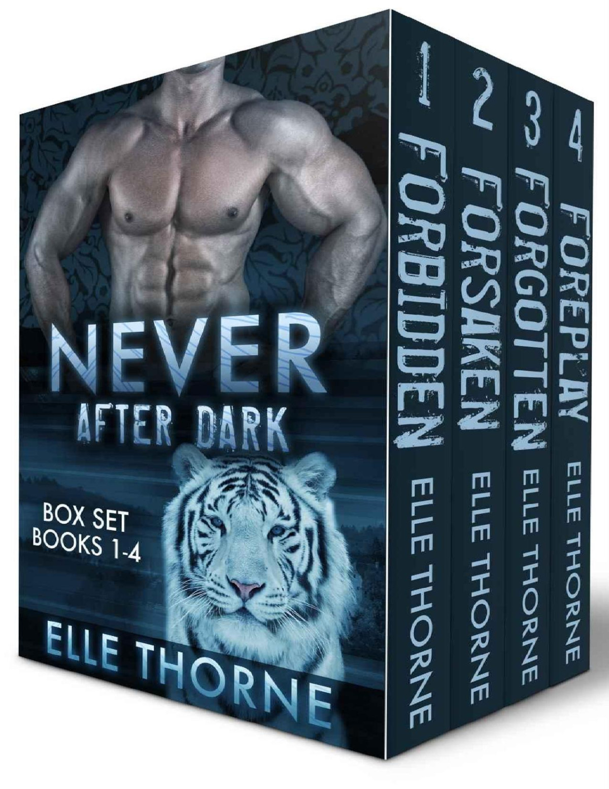 Never After Dark The Boxed Set Books 1 4 Bbw Paranormal Shape Shifter Romance Elle Thorne