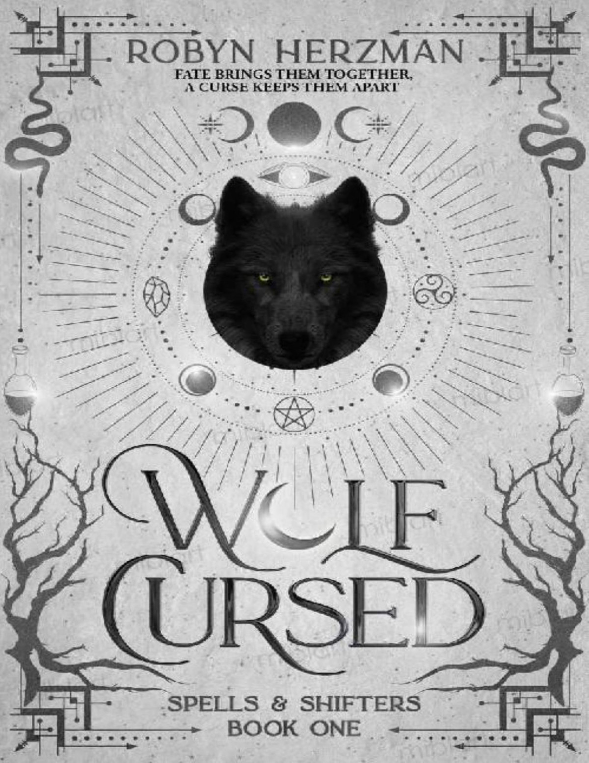Wolf Cursed A Slowburn Enemies To Lovers Romance Spells Shifters Book 1 Robyn Herzman
