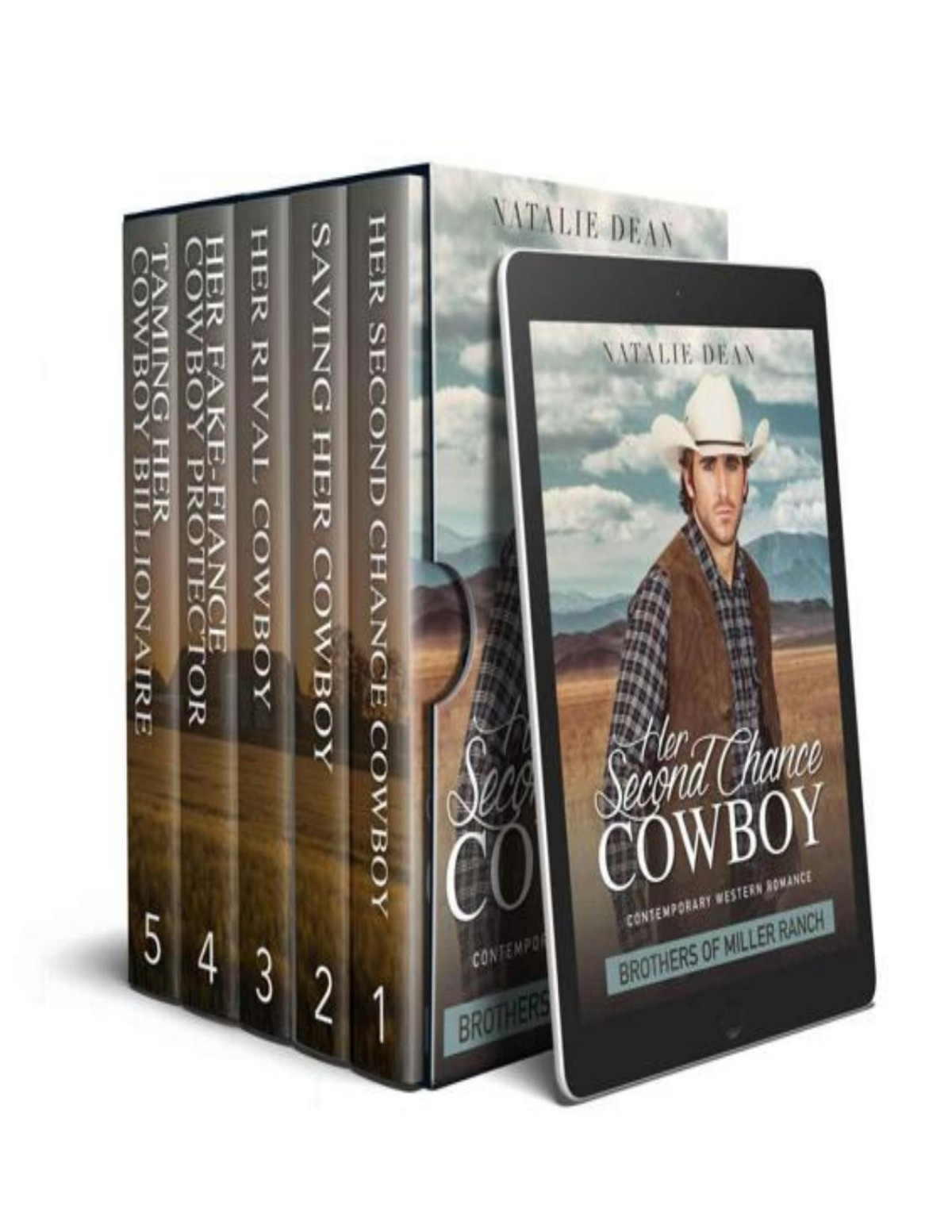 Brothers 0f Miller Ranch Boxset Cowboy Western Romance Natalie Dean