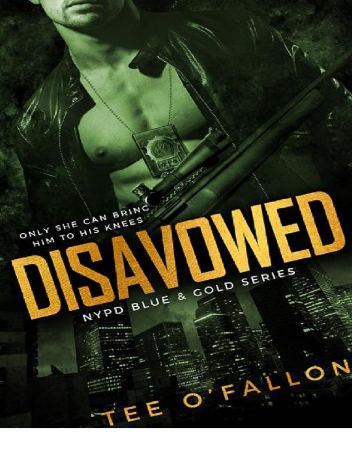 Disavowed Nypd Blue Gold Tee Ofallon