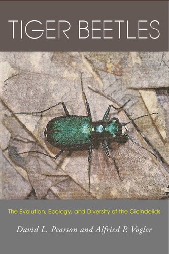 Tiger Beetles The Evolution Ecology And Diversity Of The Cicindelids 1st Edition David L Pearson