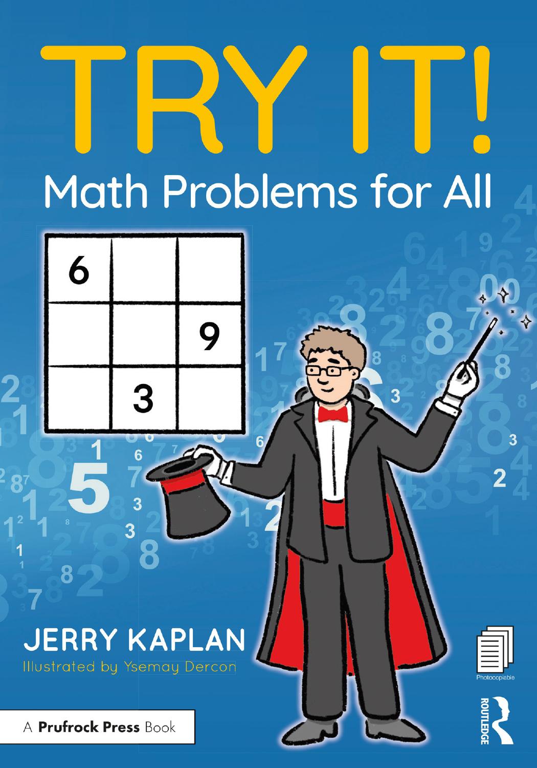 Try It Math Problems For All Student Workbookvolume One Jerry Kaplan