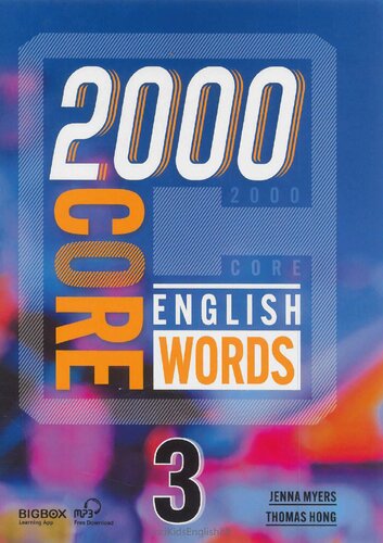 2000 Core English Words 3 Jenna Myers Thomas Hong