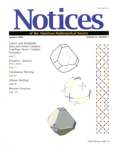 Notices Of The American Mathematical Society 1st Edition Morris Weisfeld