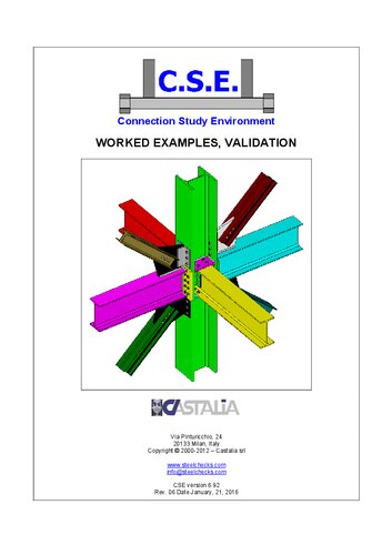 Cse Connection Study Envirorment Worked Examples Validation Paolo Rugarli