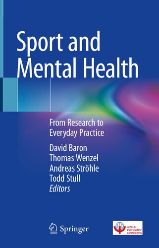 Sport And Mental Health From Research To Everyday Practice David Baron