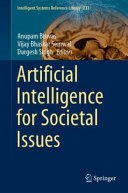Artificial Intelligence For Societal Issues Anupam Biswas Vijay Bhaskar Semwal