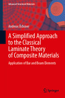 A Simplified Approach To The Classical Laminate Theory Of Composite Materials Application Of Bar And Beam Elements Andreas Chsner