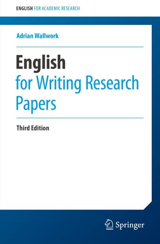 English For Writing Research Papers 3rd Edition Adrian Wallwork