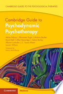 Cambridge Guide To Psychodynamic Psychotherapy Adam Polnay Rhiannon Pugh