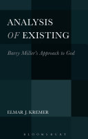Analysis Of Existing Barry Millers Approach To God Elmar J Kremer