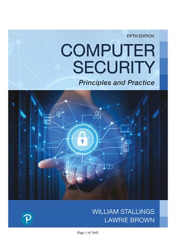 Computer Security Principles And Practice 5th Edition 5th Edition William Stallings Lawrie Brown