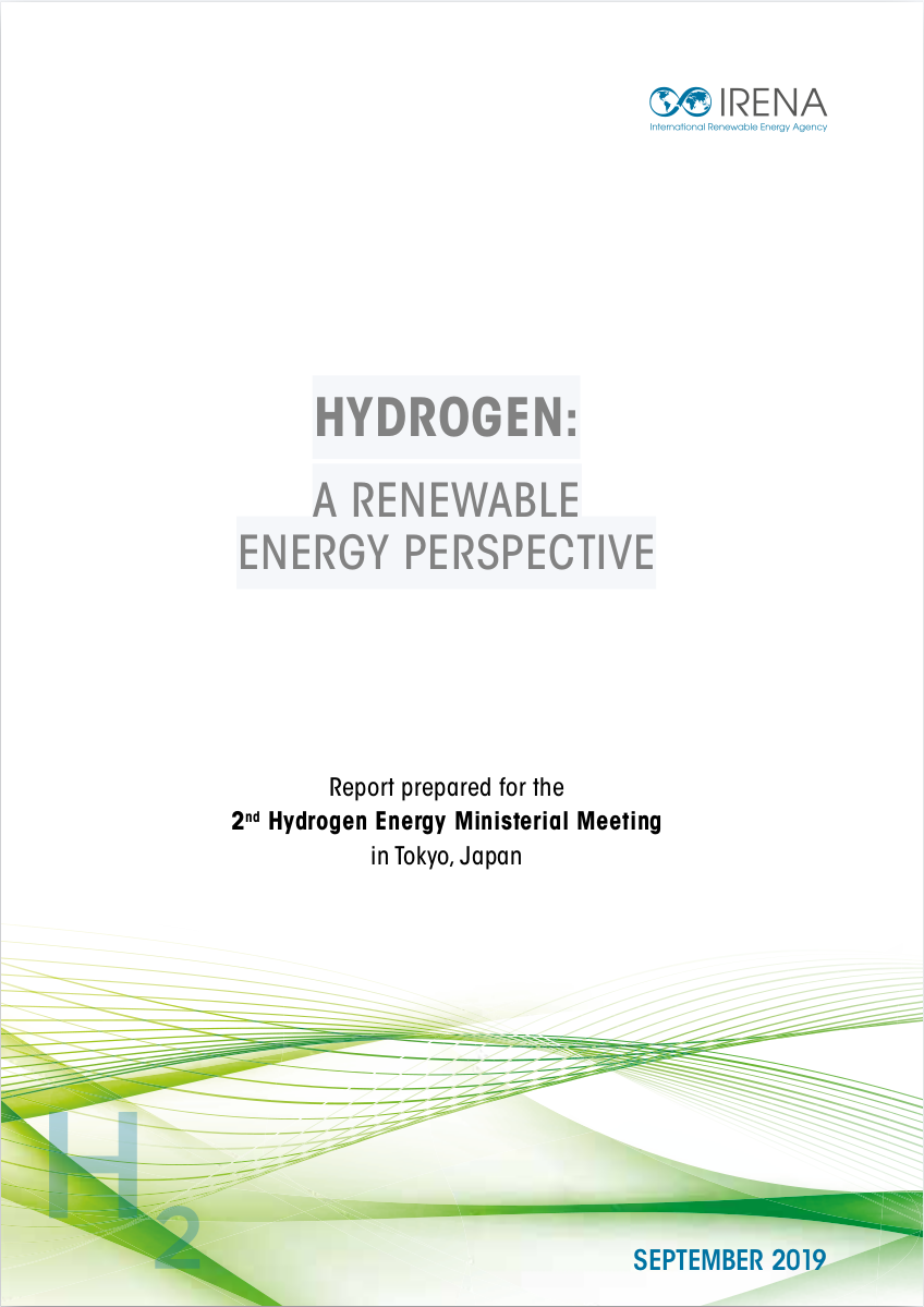 Hydrogen A Renewable Energy Perspective Dolf Gielen Emanuele Taibi