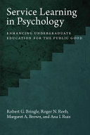 Service Learning In Psychology 1st Edition Robert G Bringle