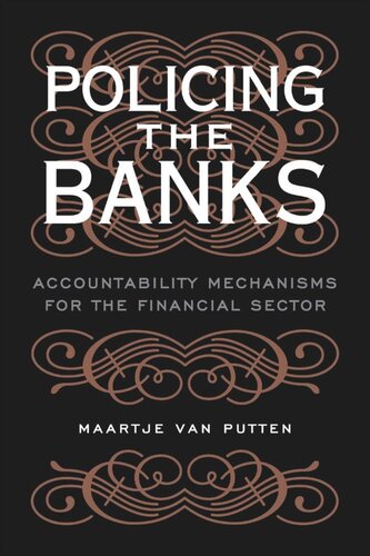 Policing The Banks Accountability Mechanisms For The Financial Sector Maartje Van Putten