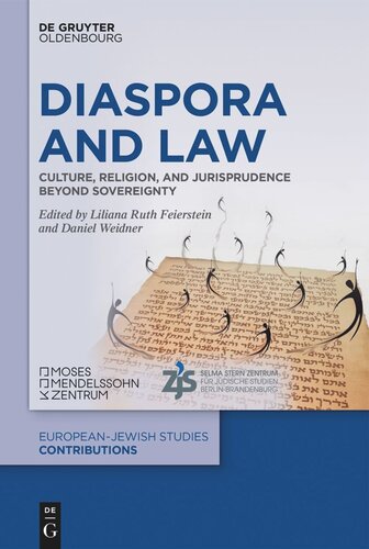 Diaspora And Law Culture Religion And Jurisprudence Beyond Sovereignty Liliana Ruth Feierstein Editor Daniel Weidner Editor