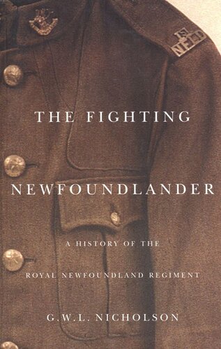 Fighting Newfoundlander Gerald Wl Nicholson