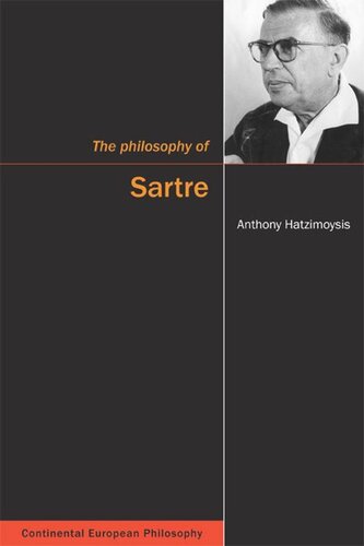 The Philosophy Of Sartre Anthony Hatzimoysi