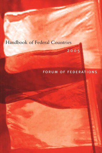 Handbook Of Federal Countries 2005 Ann Griffiths