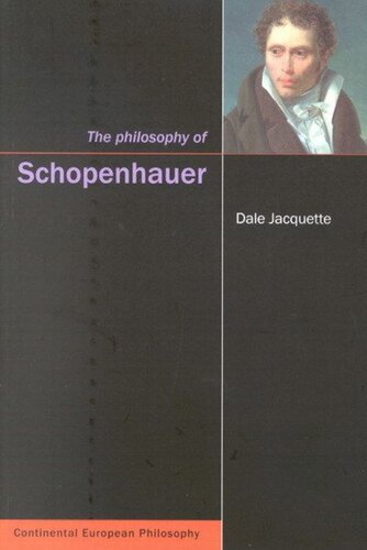 Philosophy Of Schopenhauer Dale Jacquette