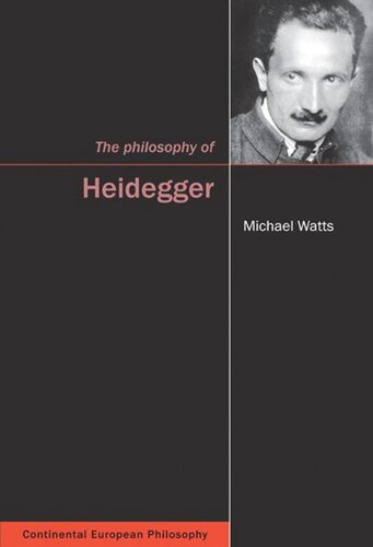 The Philosophy Of Heidegger Michael Watts