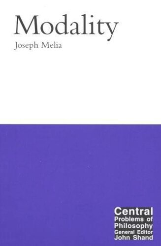 Modality Joseph Melia