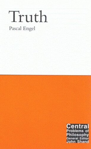 Truth Pascal Engel
