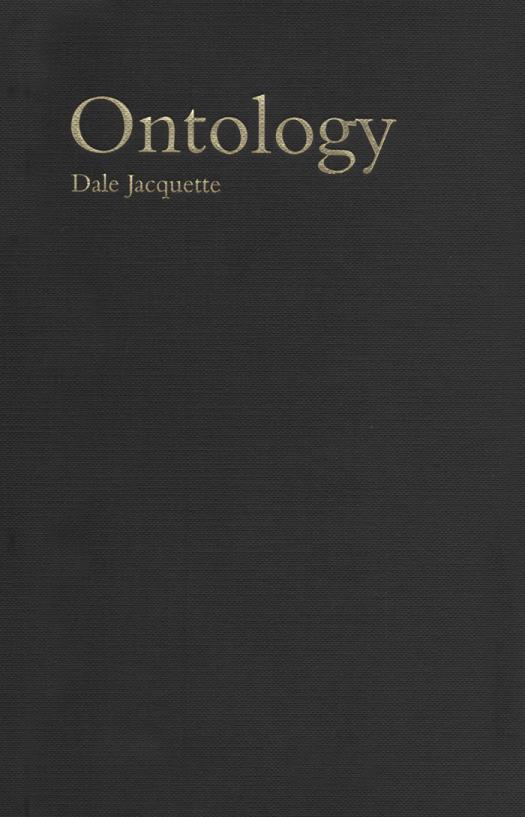 Ontology Dale Jacquette