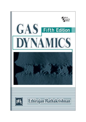 Gas Dynamics 5th Ed 5th Edition E Rathakrishnan