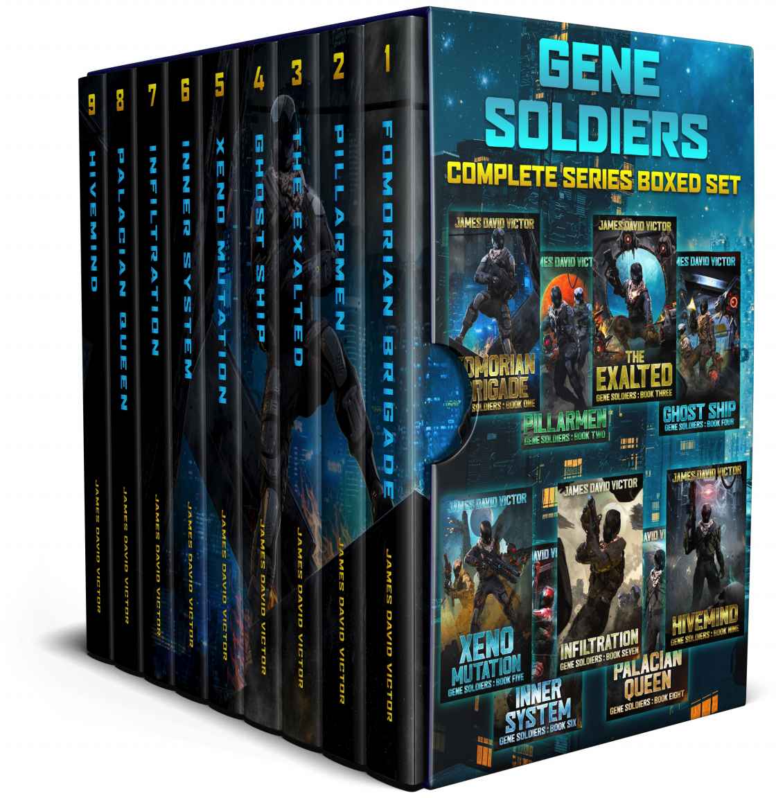 Gene Soldiers Complete Series Boxed Set Victor James David