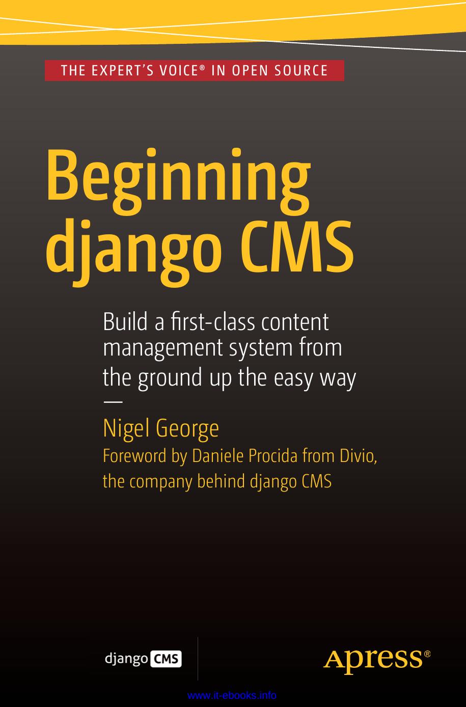 Beginning Django Cms Niggel George