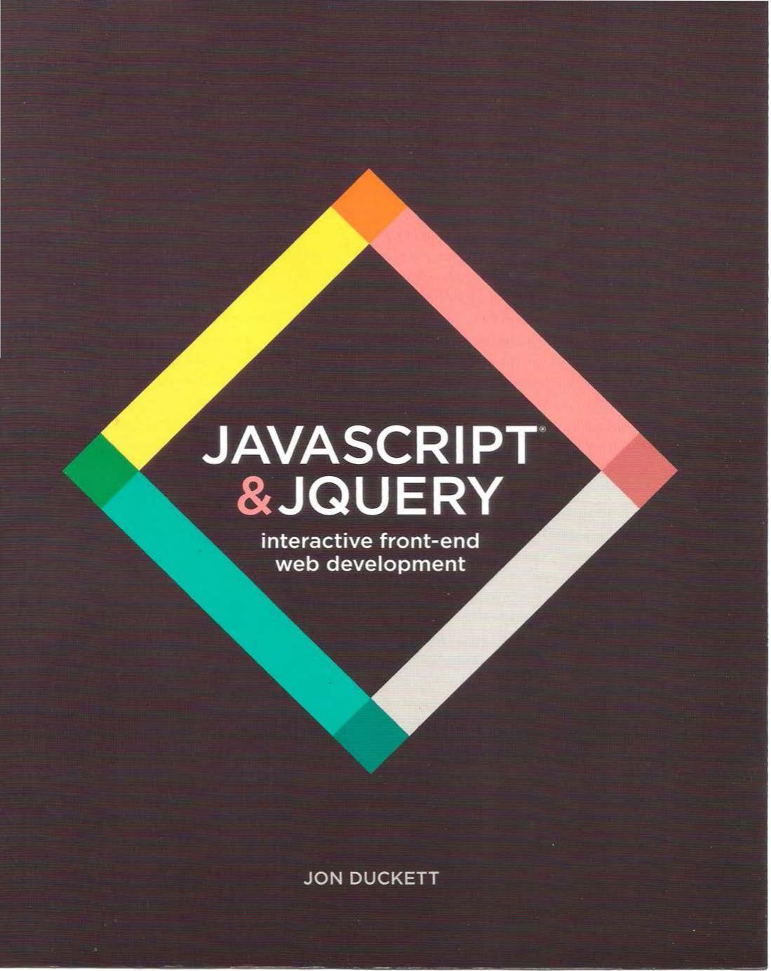Javascript And Jquery Interactive Frontend Web Development 2020 Jon Duckett