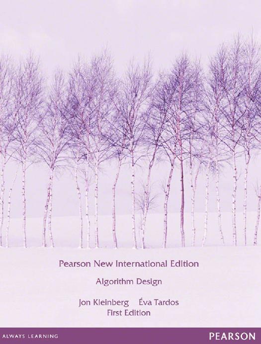 Algorithm Design Jon Kleinberg Va Tardos