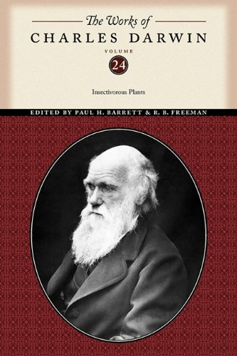 The Works Of Charles Darwin Volume 24 Insectivorous Plants Charles Darwin Sir Francis Darwin