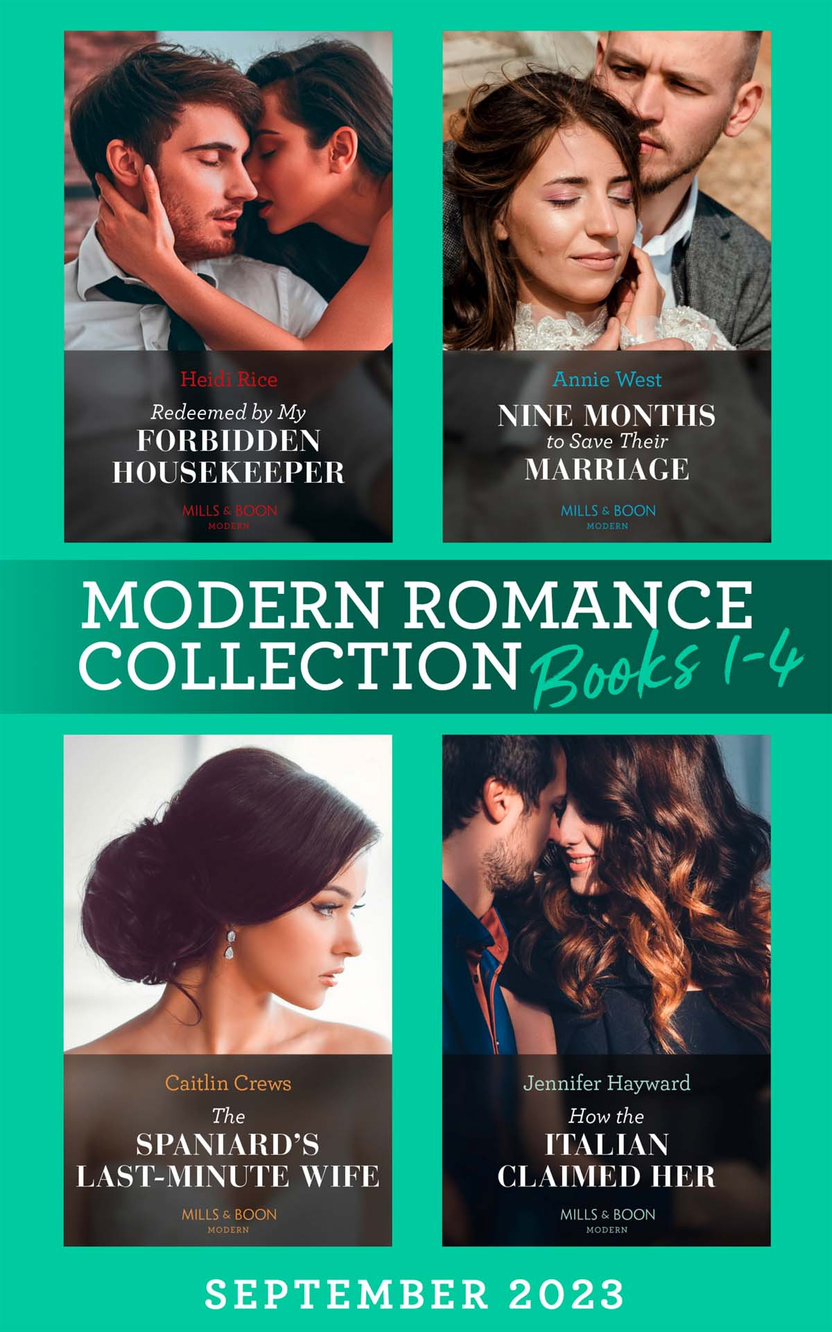 Modern Romance September 2023 Books 14 Heidi Rice Annie West Caitlin Crews Jennifer Hayward