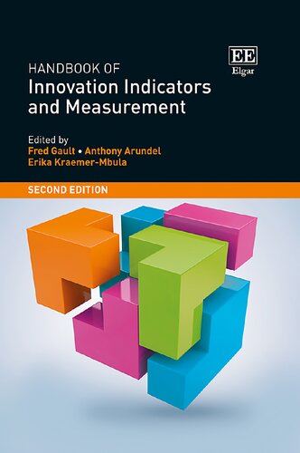 Handbook Of Innovation Indicators And Measurement 2nd Edition Fred Gault Editor
