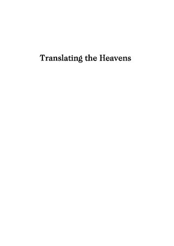 Translating The Heavens Aratus Germanicus And The Poetics Of Latin Translation D Mark Possanza
