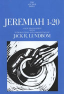 Jeremiah 120 Volume 21a A New Translation With Introduction And Commentary Jack R Lundbom