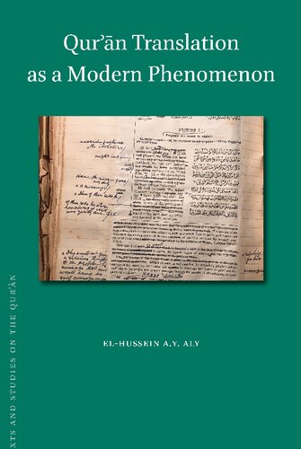 Quran Translation As A Modern Phenomenon Elhussein Ay Aly