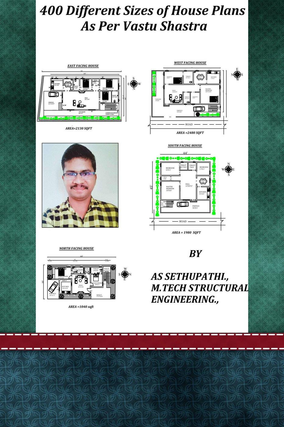 400 Different Sizes Of House Plans As Per Vastu Shastra A S Sethu Pathi