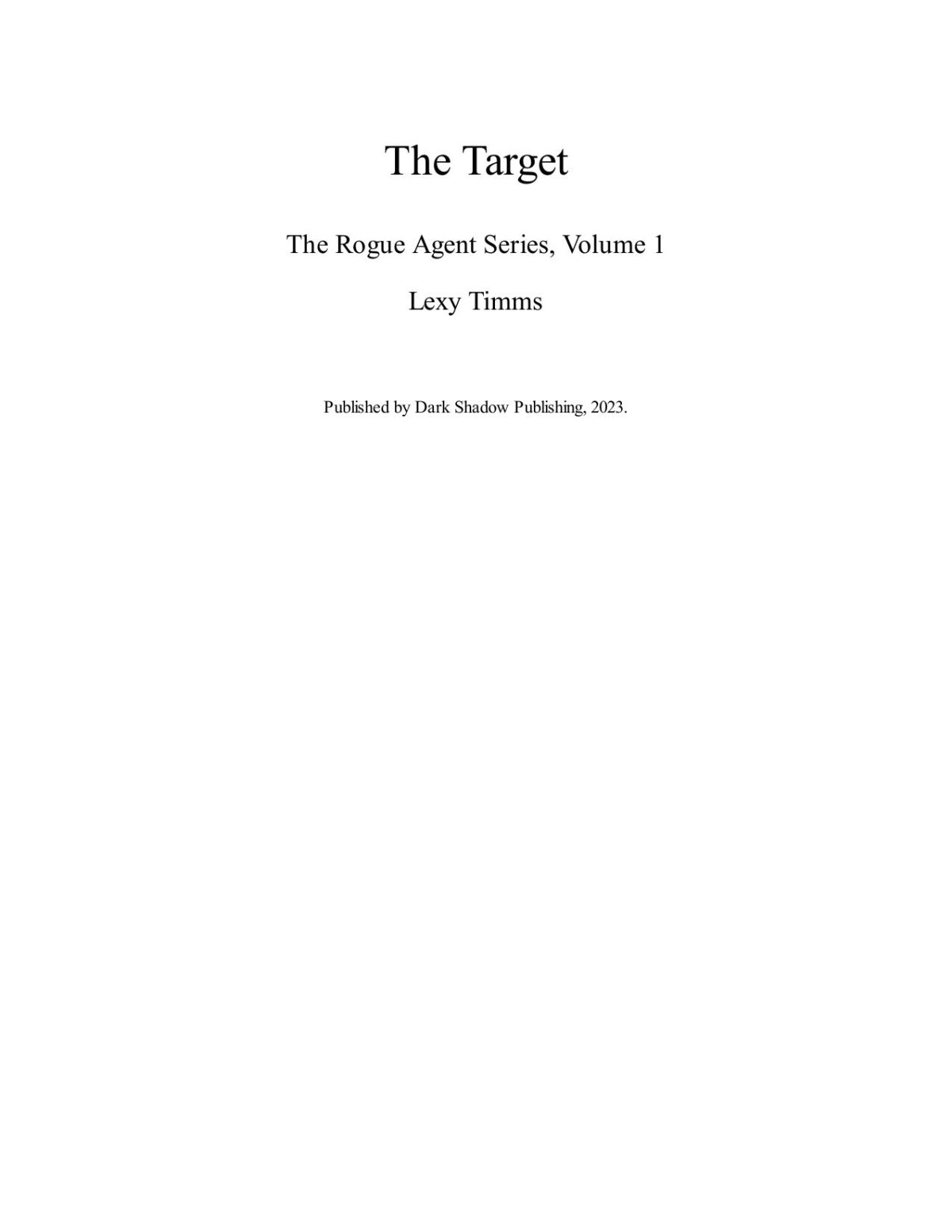 The Target Lexy Timms