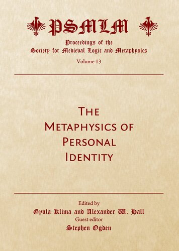 The Metaphysics Of Personal Identity 1st Edition Psalm