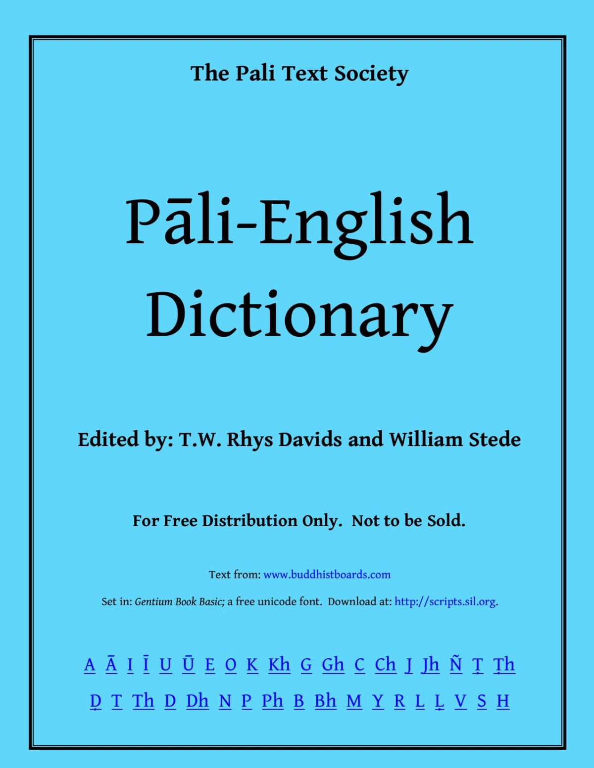 Plienglish Dictionary Latest Edited By Tw Rhys Davids William Stede