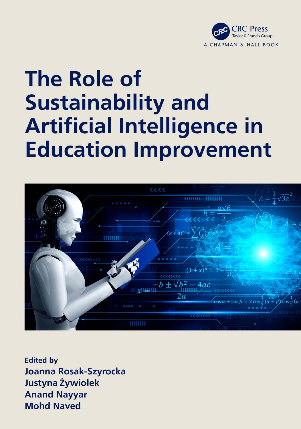 The Role Of Sustainability And Artificial Intelligence In Education Improvement Joanna Rosakszyrocka