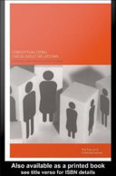Conceptualising Childadult Relations Leena Alanen Berry Mayall