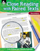 Close Reading With Paired Texts Secondary Engaging Lessons To Improve Comprehension 1st Edition Lori Oczkus