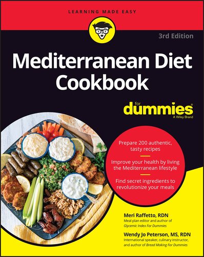 Mediterranean Diet Cookbook For Dummies 3rd Meri Raffetto Wendy Jo Peterson